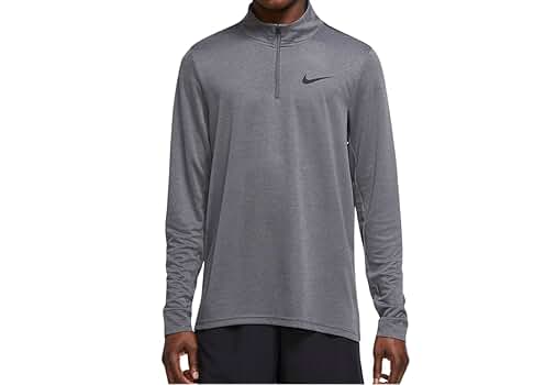 Amazon.com: Nike Men's Breathe Superset Iron Grey ¼ Zip